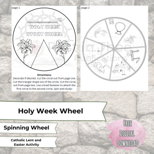 Holy Week Spinner Wheel