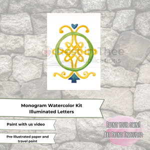 Monogram Watercolor Kit Shop Icon