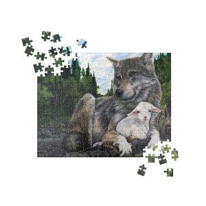 Isaiah 11:6 Original Colored Pencil Drawing Puzzle