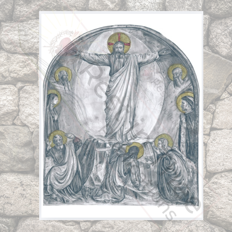 Catholic drawing of the Transgifuration